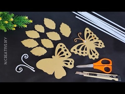 Unique Butterfly wall hanging craft | Butterfly wall decor | Paper craft for home decor | Room decor