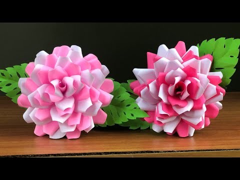 Amazing Paper Flowers | Home Decor | Flower Making With Paper | Activity | Paper Craft | DIY Flower