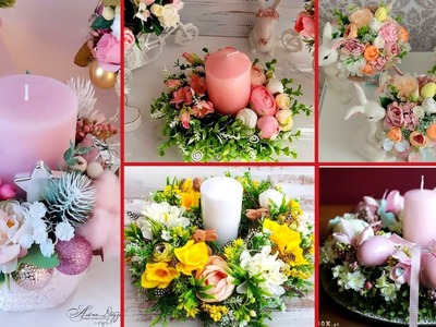 Candle Decor For Easter.Easter Centerpieces New Collection