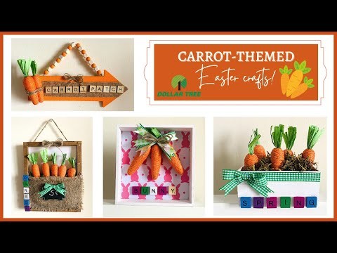 ????CARROT - THEMED EASTER CRAFTS. HOME DECOR IDEAS 2022 ????