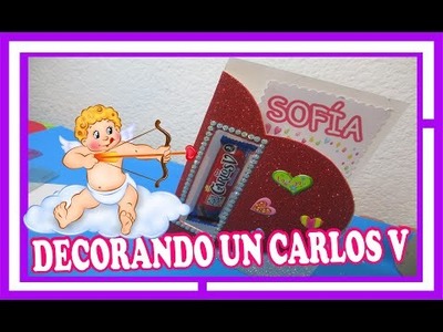 Decorando un #chocolate #CarlosV para este #14defebrero