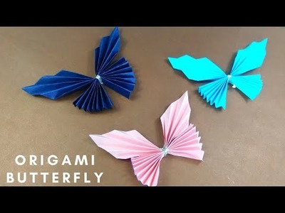 DIY Origami Butterfly - Easy folding Origami Butterfly Tutorial Step by Step Instruction for Kids
