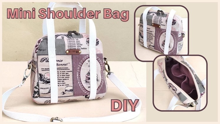 DIY Shoulder Bag Tutorial | How To Make a Mini Shoulder Bag