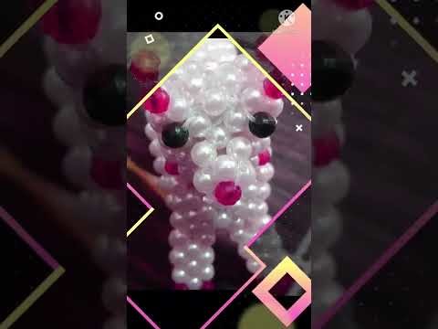 DOG MADE BY BEADS||BEADED DOG||#shorts #drawing #gaming #supportme #viralvideo #ffnewevent||