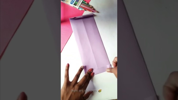 Easiest diy  paper wallet at home|paper purse||Nidhii art and craft ???? #ytshort #explorepage