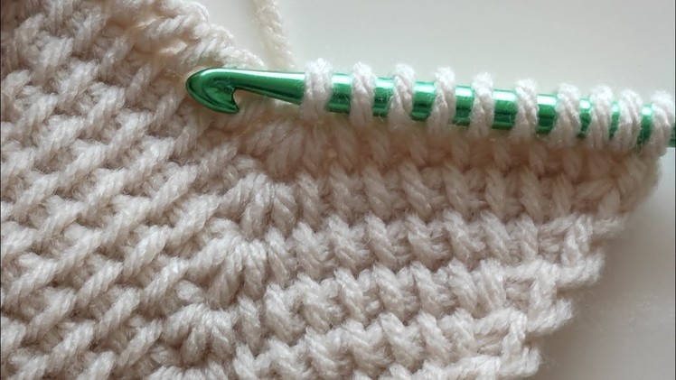 Easy & free tunisian crochet headband zig zag pattern for beginners 2022 - Knitting headband pattern