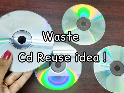 Easy Waste Cd Reuse idea in Tamil | Fish wall decor | Priyauma's diy