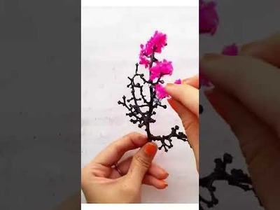 Grapes Stem Craft Ideas | Best out of Waste craft @navrascrafts #shorts