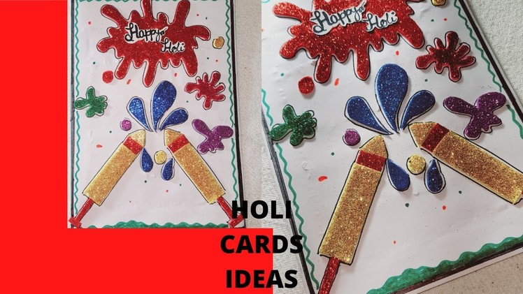 Holi cards ideas #shortsvideo #shorts #shortviral #youtubeshorts #explorepage #holicard #diy