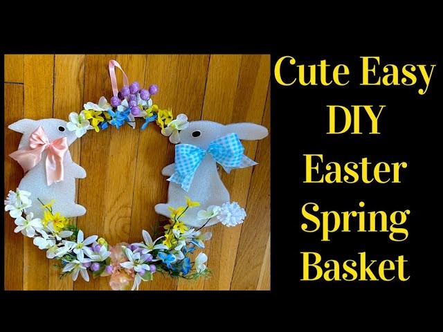 How To Make Easter.Spring Wreath With Simple Materials |DIY Low Budget Easter.Easy Spring DECOR Idea