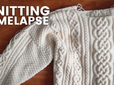 KNIT TIMELAPSE | Sewing a Saddle Shoulder Sweater