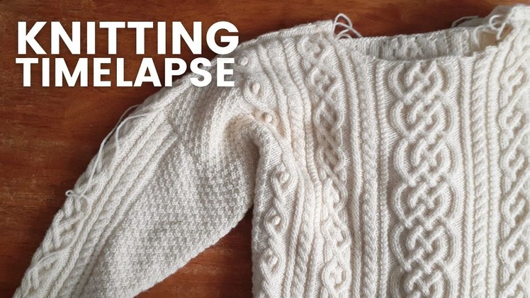 KNIT TIMELAPSE | Sewing a Saddle Shoulder Sweater