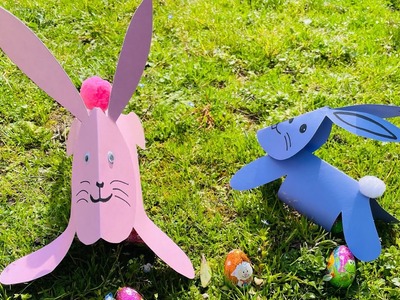 Lapin en papier ???? How to Make a Simple Paper Easter Bunny