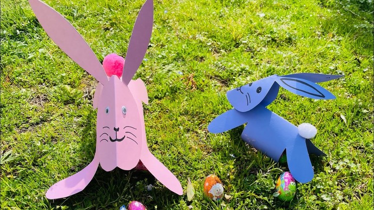 Lapin en papier ???? How to Make a Simple Paper Easter Bunny