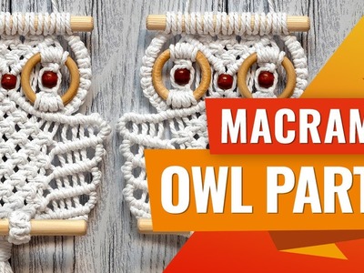 Macrame Owl Wall Hanging Part 2 | Macrame Owl DIY | Macrame Owl Tutorial