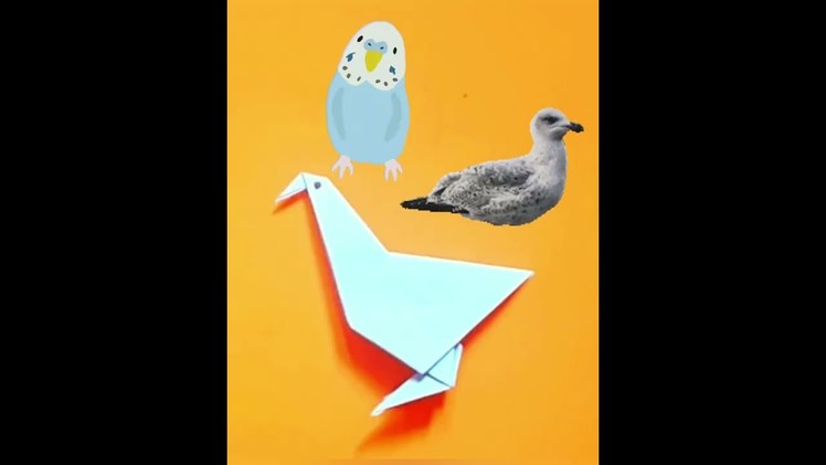 Origami  bird#shorts #tutorial #trending #diy#papercraft#paper #art