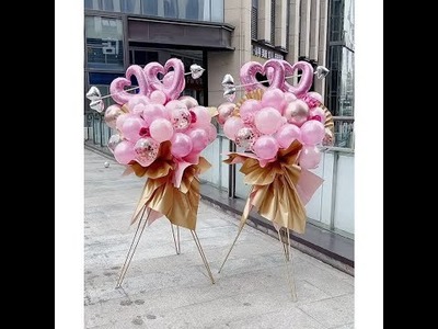 Party Decoration Balloon Stand Bouquet Tutorial PARTYLANDUP