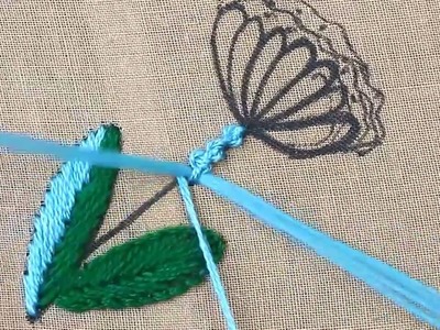 Simple hand embroidery design with useful basic hand embroidery stitches for beginners - easy guide