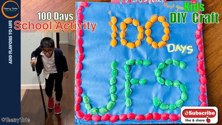 100 Days School Activities  | DIY 100th Day School Craft | Pistachio shell crafts | Costume