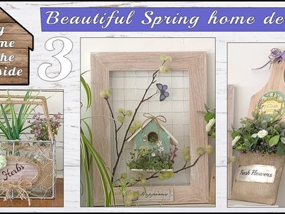 3 Spring Decor DIY ideas 2022  |  High end looking craft  |   Upcycled thrift store buys