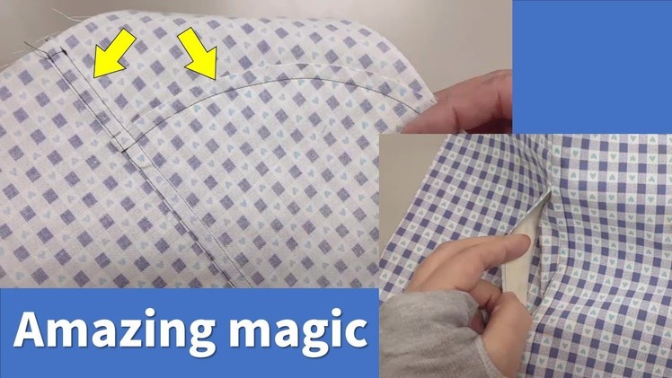 Amazing sewing technique. Pockets that do not require overlock. It also shows amazing magic