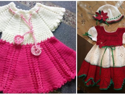 Beautiful designing of crochet frocks for baby #girls.Crochet easiest pattern frocks