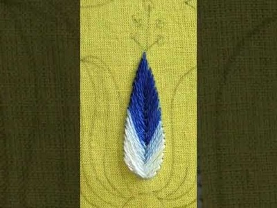 Chikankari Embroidery Tutorial, Part-2 Chana Patti Stitch, Dress Neckline Embroidery