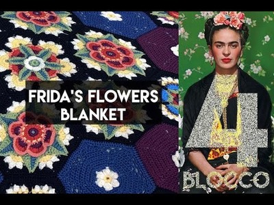 Coperta Frida's Flowers - 4° BLOCCO (Rosa) - Tutorial Italiano