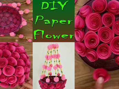 Creative Craft Ideas Paper Flower Making - Diy Project Paper Craft