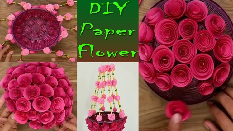 Creative Craft Ideas Paper Flower Making - Diy Project Paper Craft