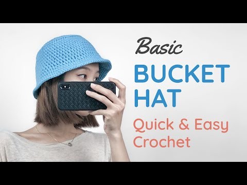 Crochet basic Bucket Hat - Quick & Easy - In-depth Tutorial for Beginners
