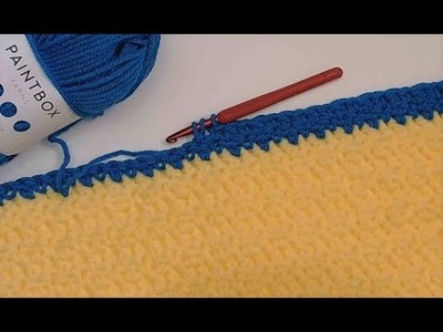 Crochet easy blankets for charity.