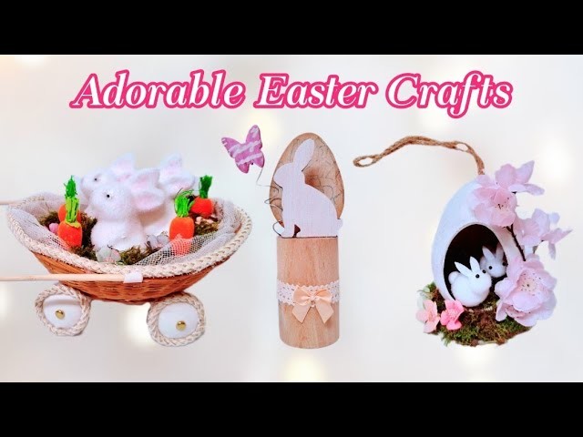 Cute Easter DIY Decor ???? Craft Ideas to Make & Sell ???? Handmade Gifts, Whimsy Shabby Chic Decorations