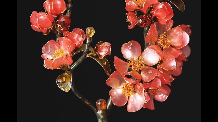 Dip Art, Kanzashi Japanese quince bloom 1080
