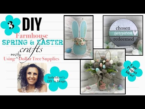 DIY Dollar Tree Spring and Easter Crafts 2022  | DIY Spring Crafts 2022  | DIY Easter Crafts 2022