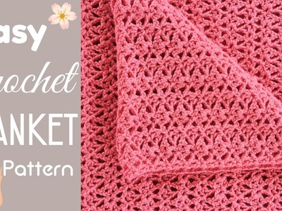 EASY Crochet Blanket ???? Crochet Beginner Blanket ???? Sundae Granny Baby Blanket