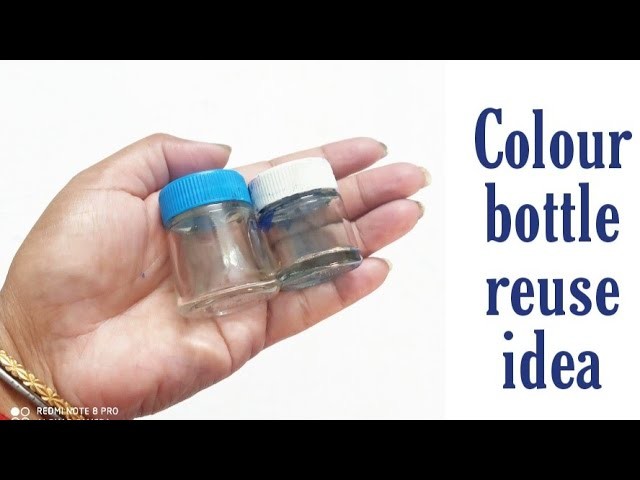 Empty Acrylic Paints Bottles Craft idea | DIY craft | Homemade clay craft | Best out of waste