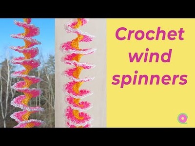 How to crochet a wind spinner with twine