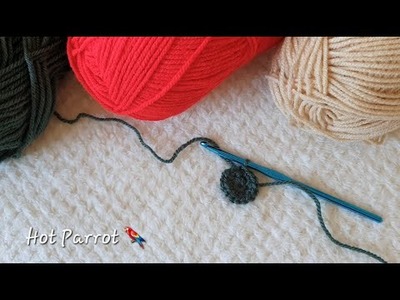 How to crochet Easy Magic Circle. Tutorial for beginners.