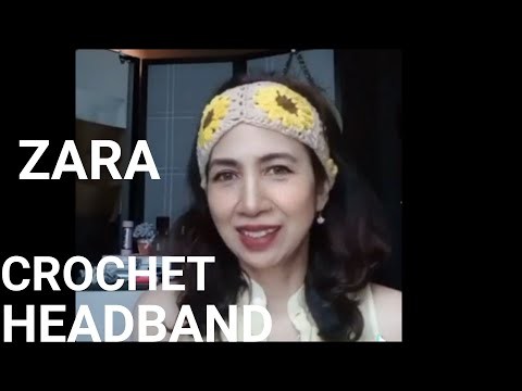 HOW TO CROCHET TRENDY ZARA HEADBAND | CROCHET BEGINNER (Taglish)