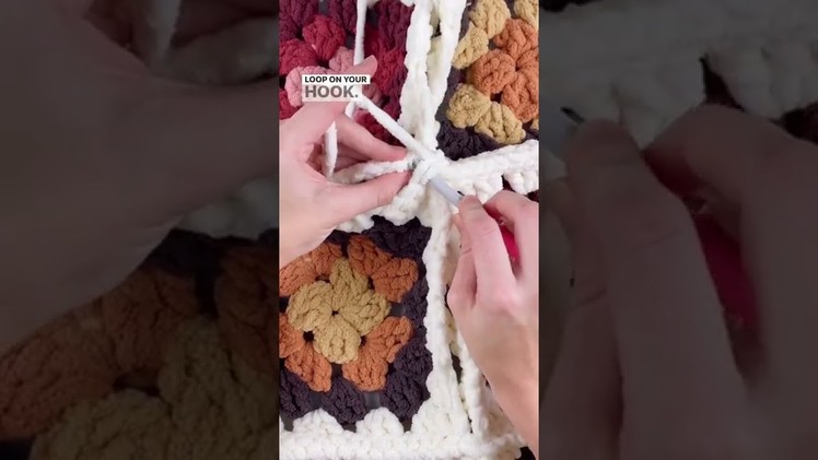 How to: Slip Stitch Join for Granny Squares