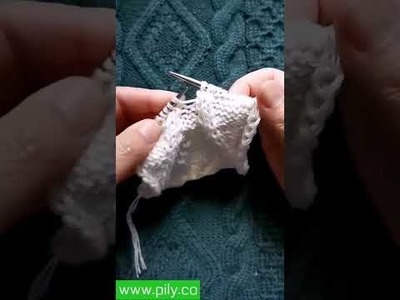 How to start brioche knitting - how to start up knitting top down brioche stitch cardigan