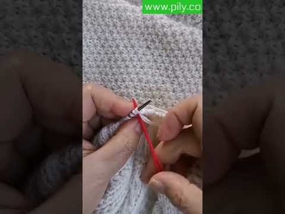 Knit stitch for beginners slow - learn how to knit for beginners: knit stitch with slow motion