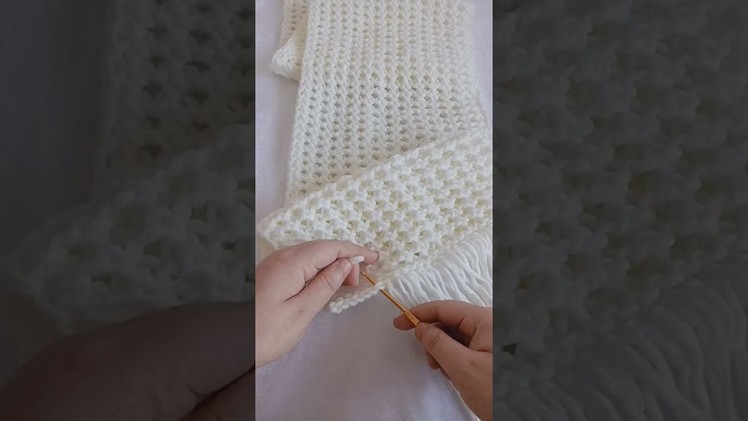 Knitting scarf for boyfriend