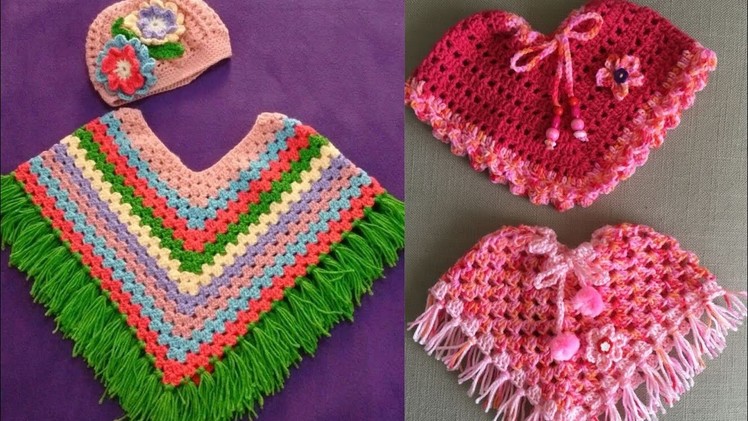 Latest crochet baby poncho pattern 2022 crochet pattern poncho