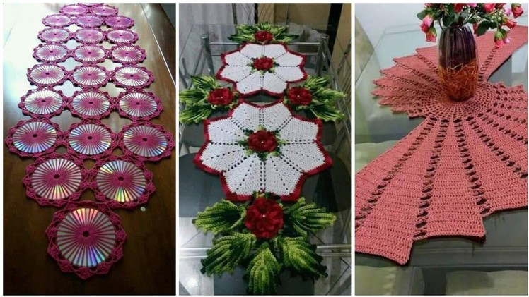 Latest ideas of crochet table runner with exotic crochet patterns