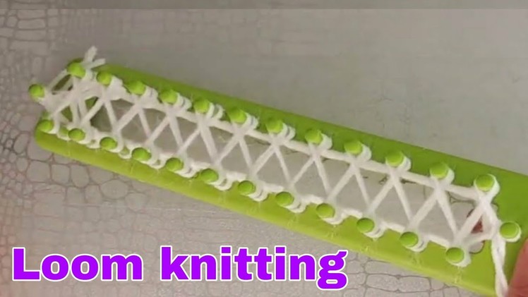 Loom knitting for beginners step by step|  @Loom knitting sweater-فن النسيج