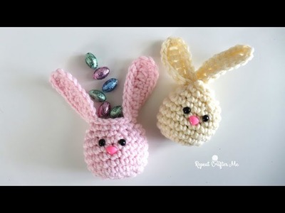 Mini Crochet Bunny Baskets