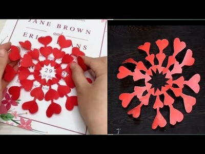 Paper Craft. Paper Cutting.Paper Flower Making