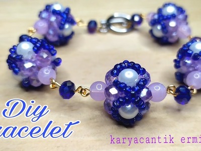 Pearl bracelet tutorial. easy! how to make pearl bead bracelet